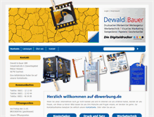 Tablet Screenshot of dbwerbung.de